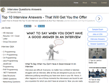 Tablet Screenshot of interviewquestionanswer.com